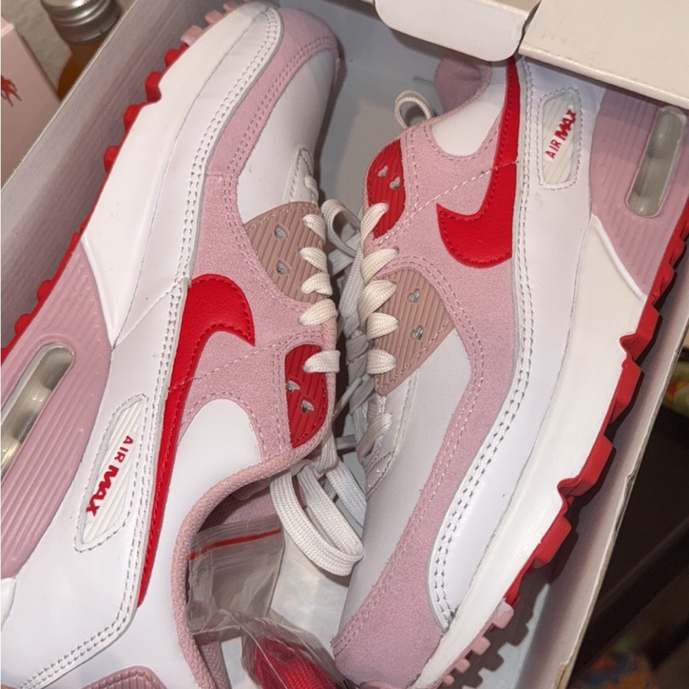 Nike Air Max Women's Shoes - Red and Pink